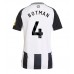 Newcastle United Sven Botman #4 Hjemmedrakt Dame 2024-25 Korte ermer